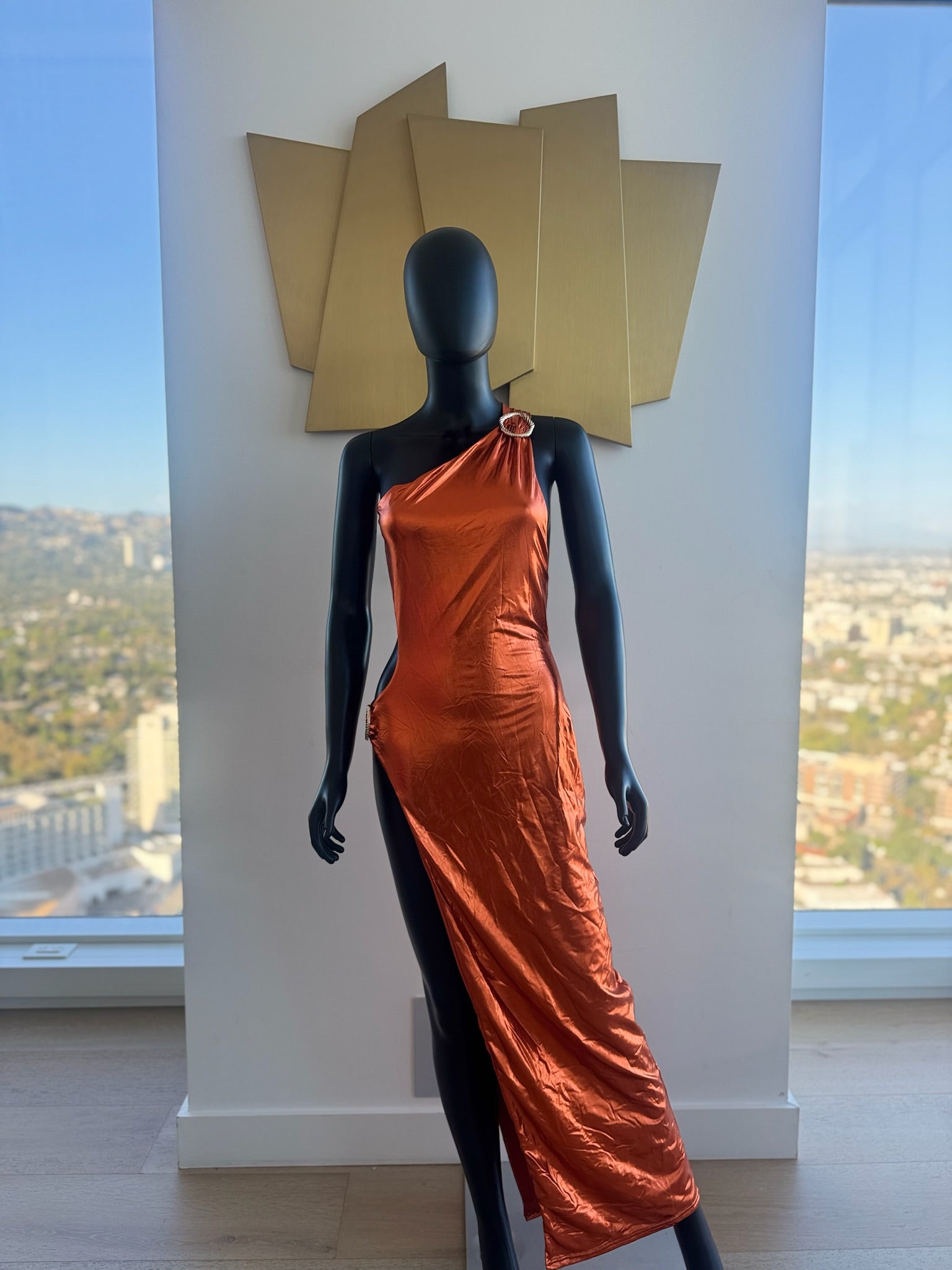 Very Sexy Orange Dress! New!Medium