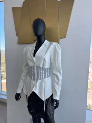 New! White Jacket! Small