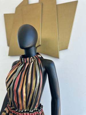 Sexy Multi Color Dress halter dress! Small