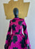 Beautiful Purple and Black Ball Gown Small