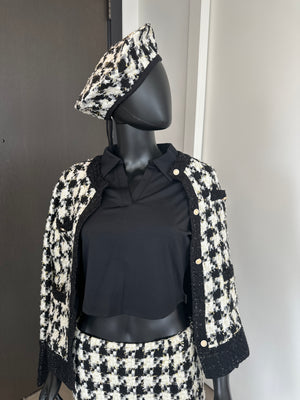 New! 3 Piece Skirt Set! Hat, Jacket and Skirt!