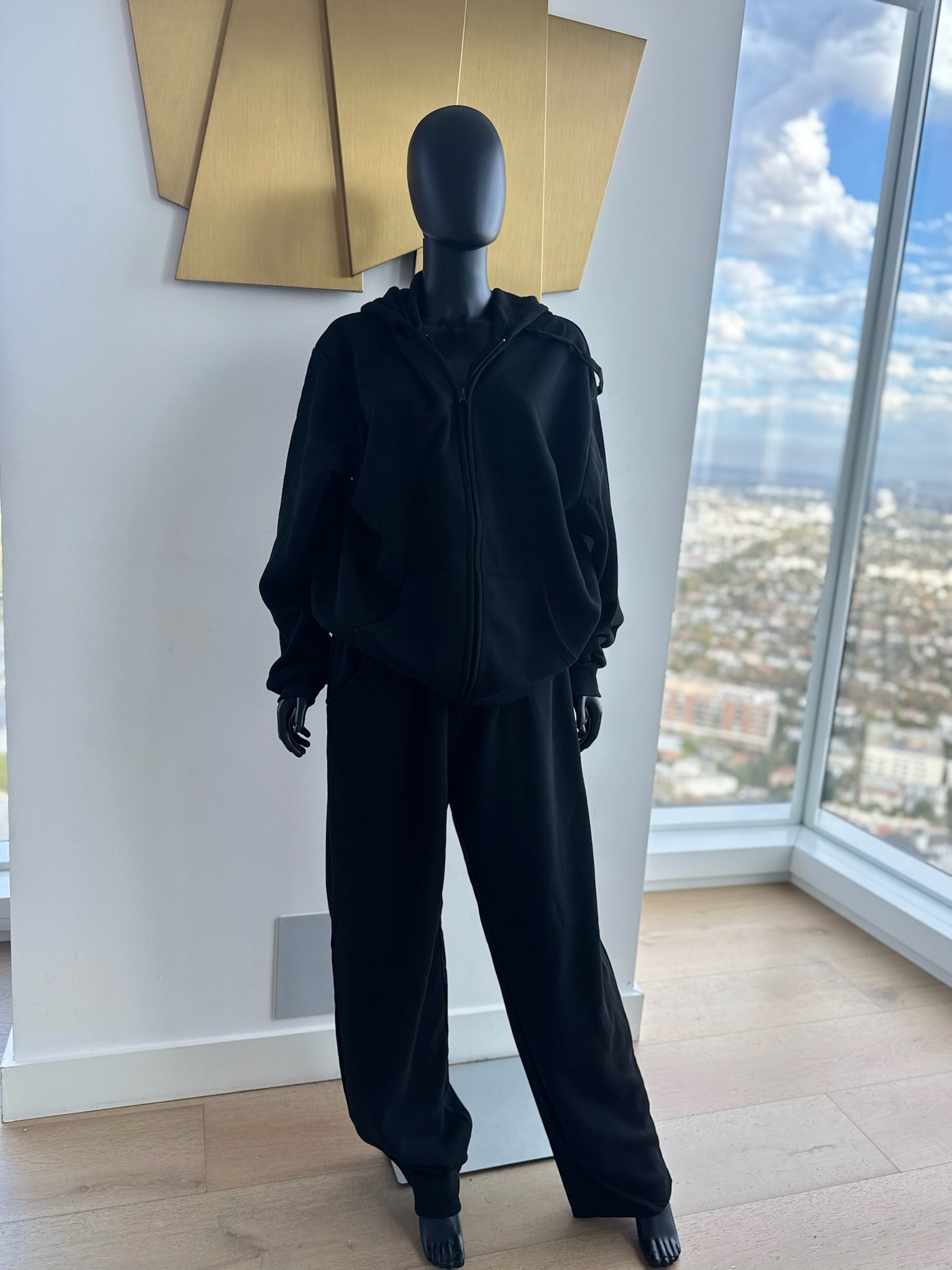 Black Jogger Set! New