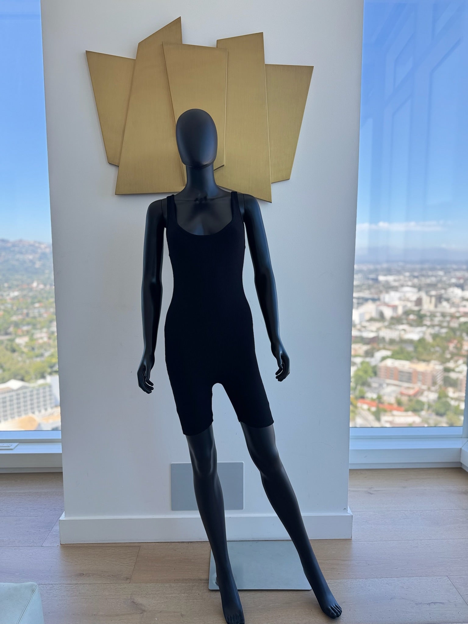 Black Short Romper Small