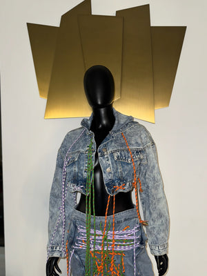 Two Piece Jean Set! Small