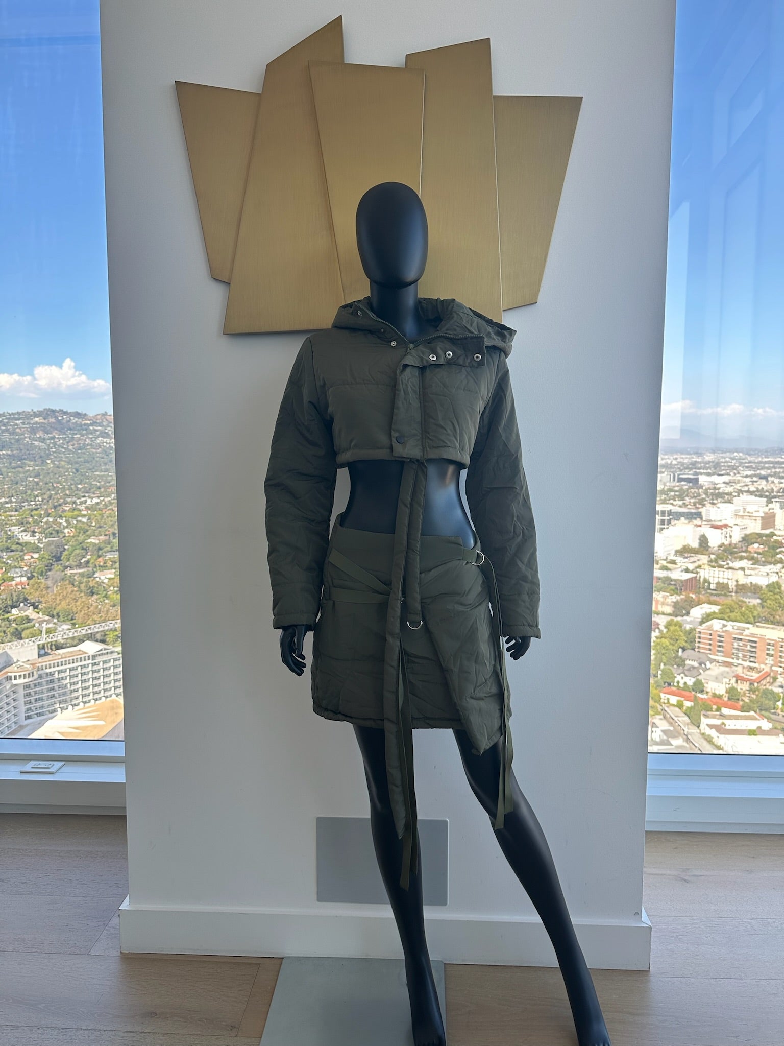 2 Piece Green Skirt Set! New