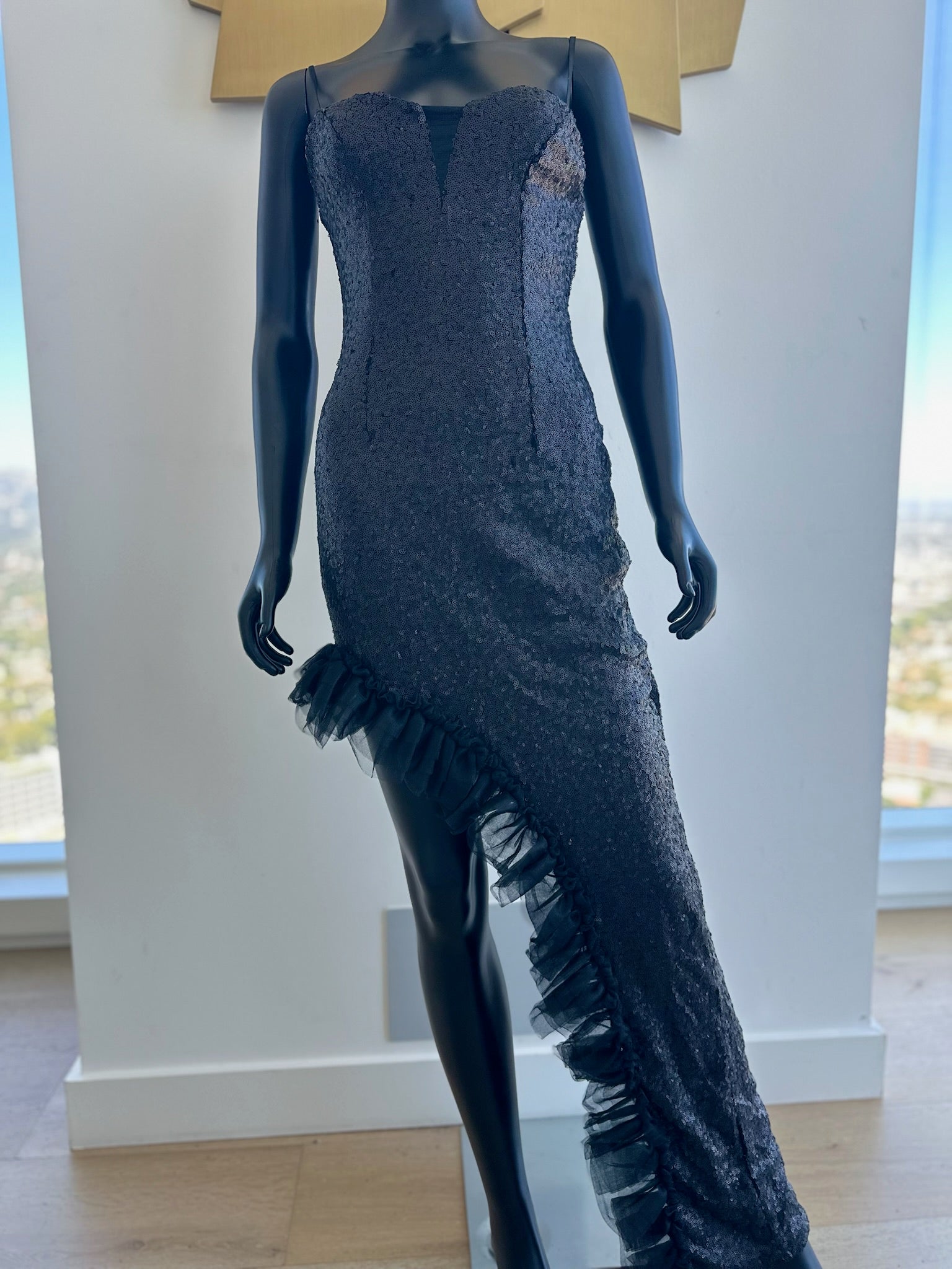 Black Dress with slits! Small