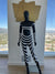 Black and White Jumpsuit with Stomach cutout! Small