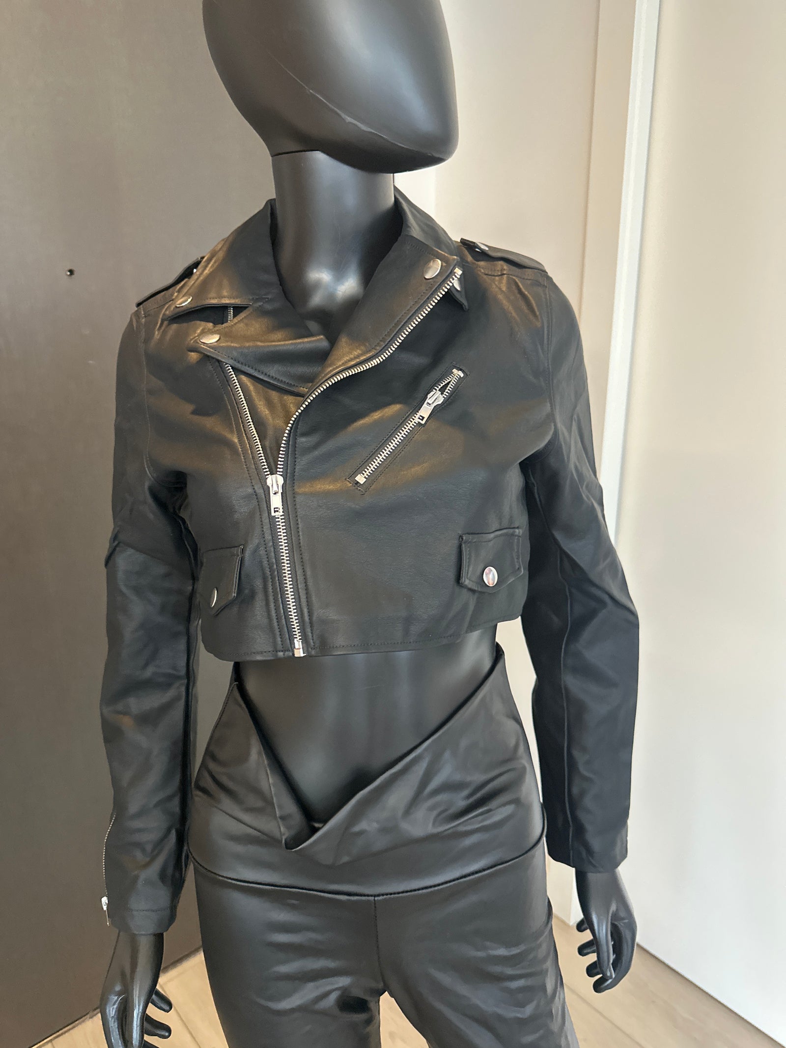 New! Pleather Jacket! Small