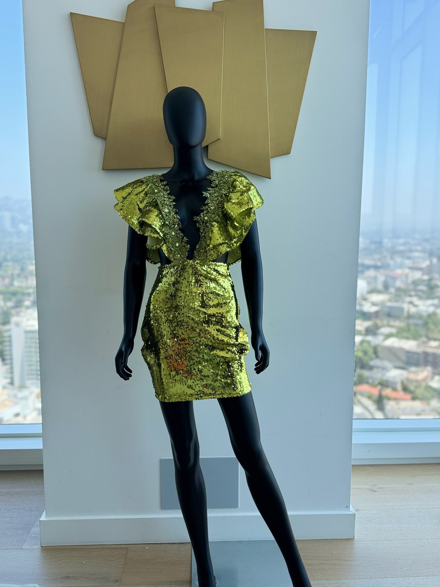 Customize Green Party Dress