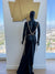 Black Long Dress with Chains Medium