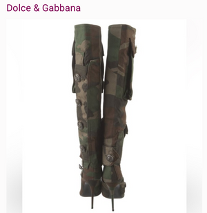 Dolce & Gabbana Army Boots! Size 40