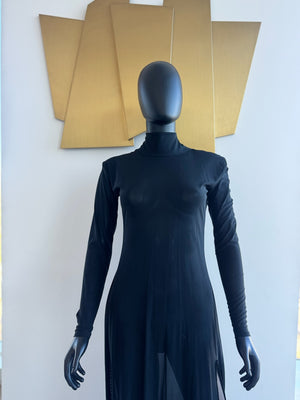 Black sheer dress! Small