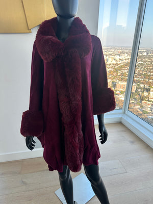 New! Maroon Sweater Coat!