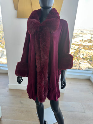 New! Maroon Sweater Coat!