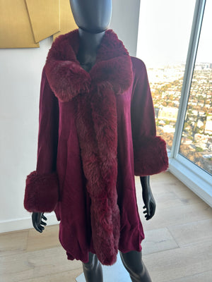 New! Maroon Sweater Coat!