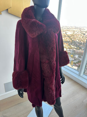 New! Maroon Sweater Coat!