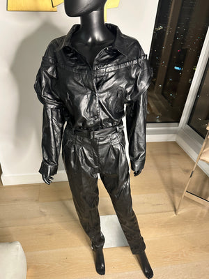 Pleather Jumpsuit! Small