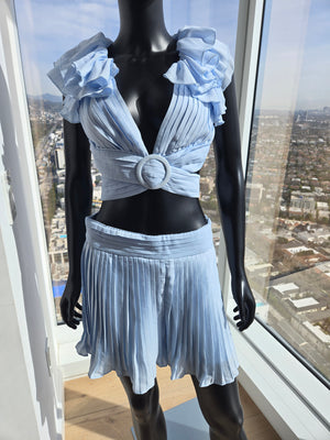 New! Blue Skirt Set Dress! Large