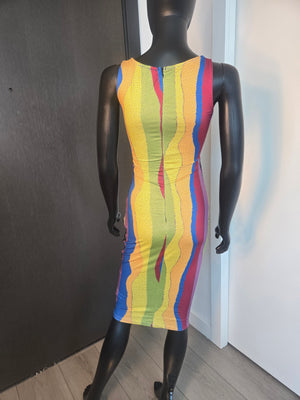 CUTE MULTI-COLOR DRESS SMALL