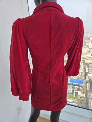 Burgundy Dress, Size Small