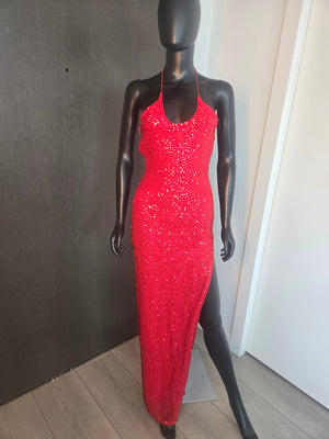 NEW!!! RED SEQUINED DRESS SMALL
