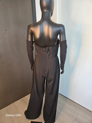 Cute!!! Heart Corset Jumpsuit Medium