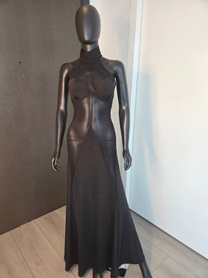 NEW!!! EVENING GOWN BLACK SMALL