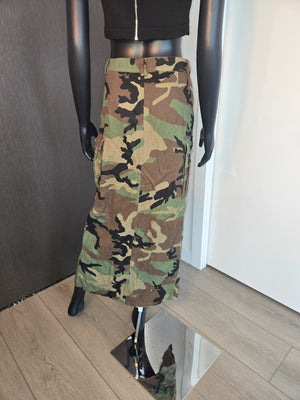 Camouflage Skirt only, Size Medium