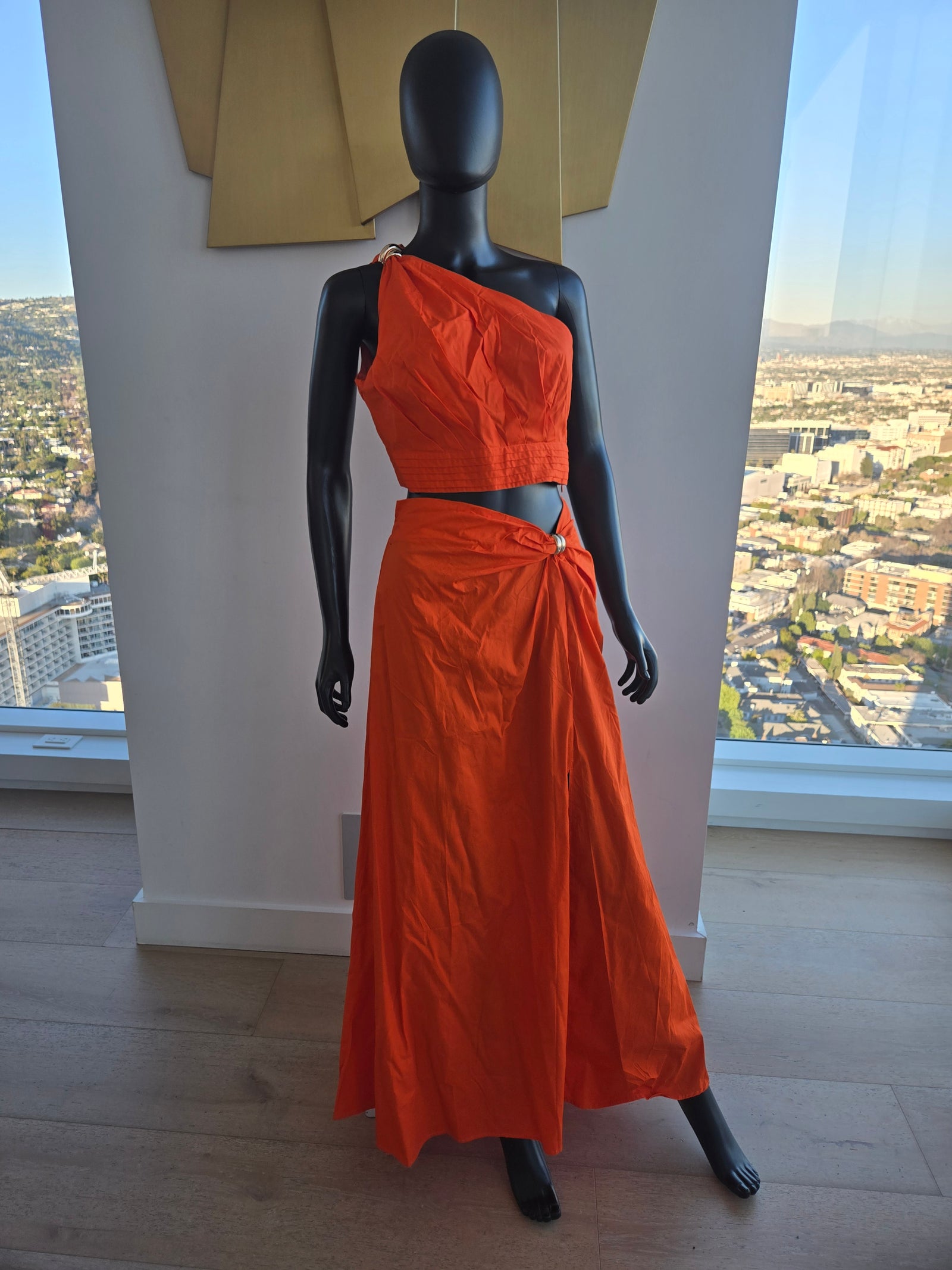 New!!! Orange Two Piece Medium