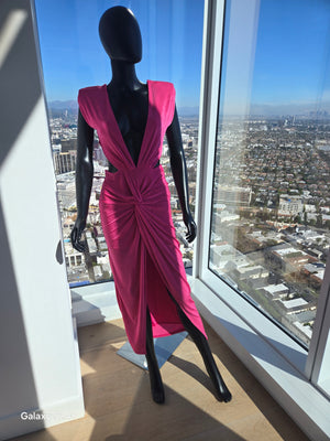 Pink Dress, Back Out, Size Medium