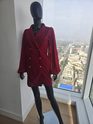 Burgundy Dress, Size Small