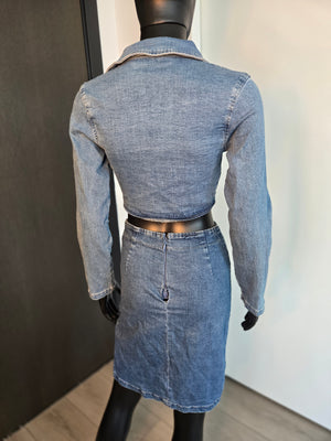 Blue Jean Skirt Set, size small
