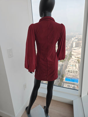 Burgundy Dress, Size Small