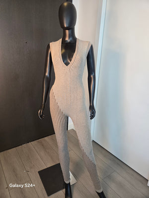 NEW!!! BROWN JUMPSUIT MEDIUM