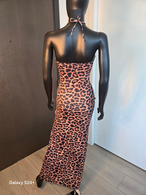 Cute!! Animal Print Dress Medium