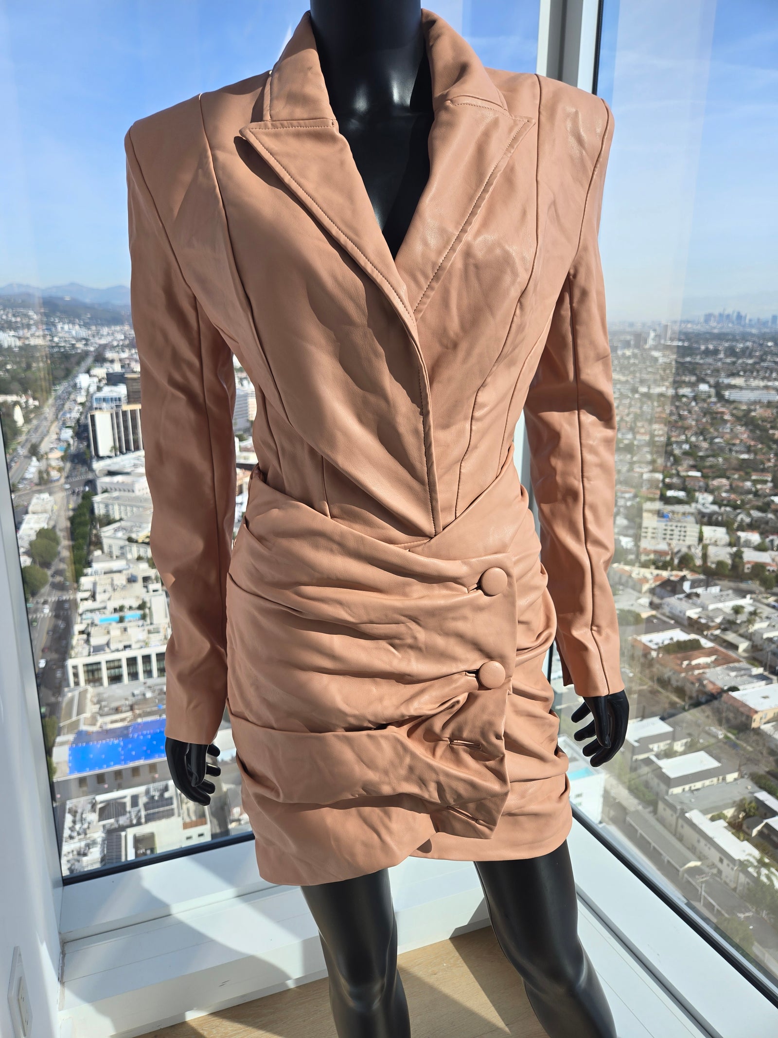 Tan Body Top With Skirt, Size Small