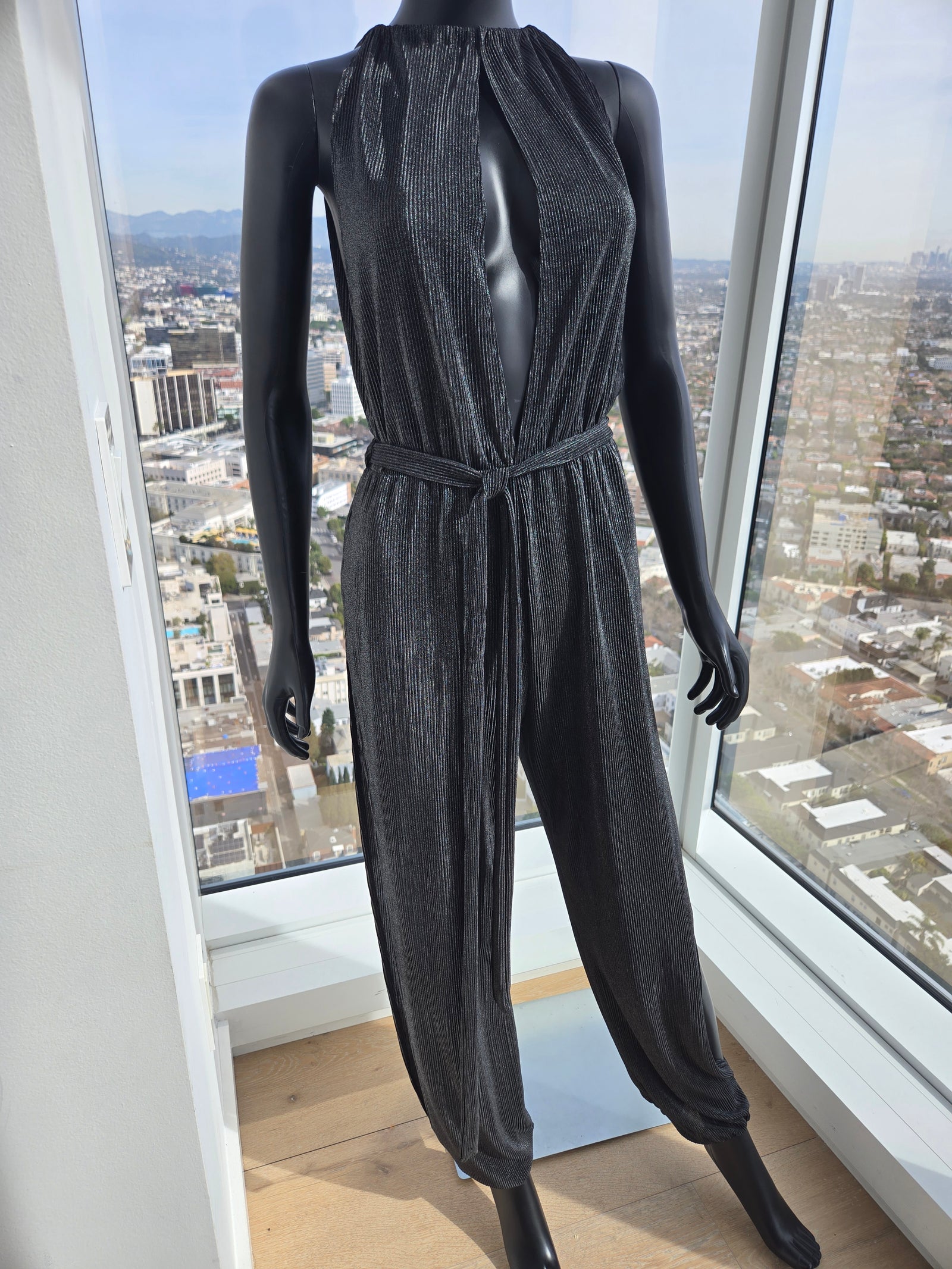 Black Jumpsuit, Size Small Sleeveless