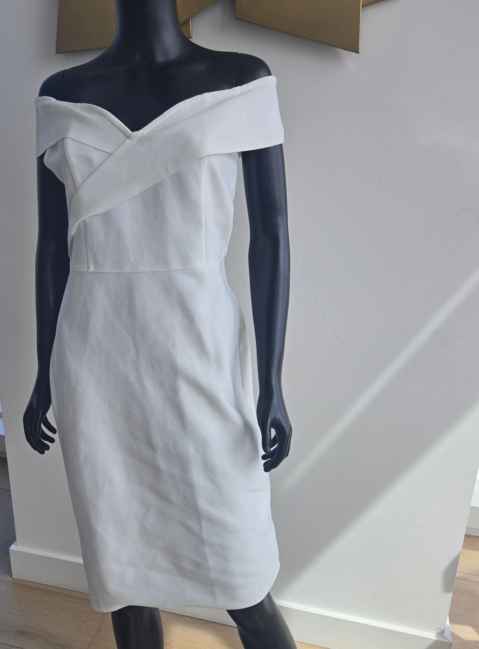 White Dress Off The Shoulder Medium