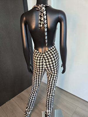 Black & White Jumpsuit,  size Medium