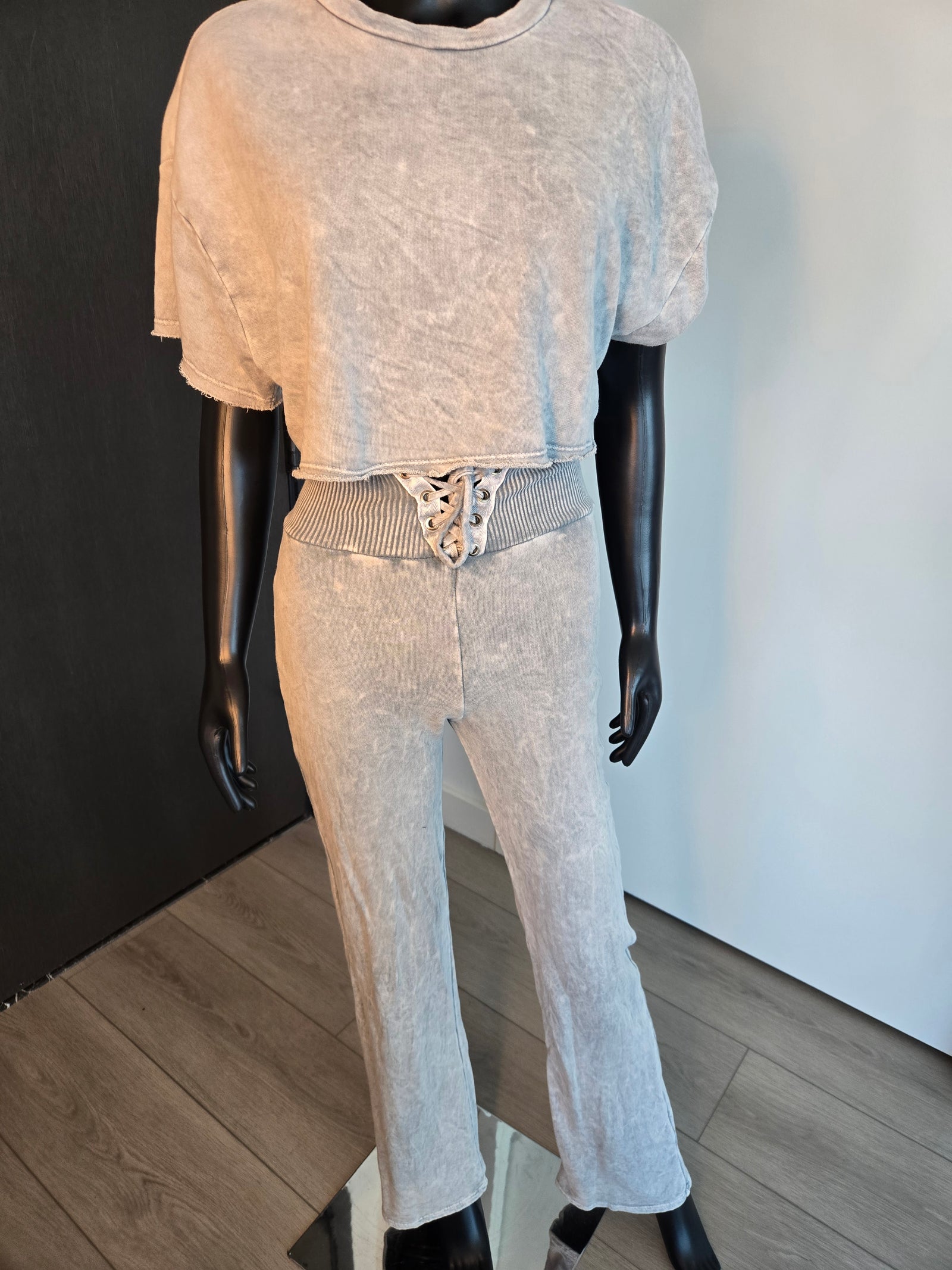Cute Gray Pant Set, size Medium