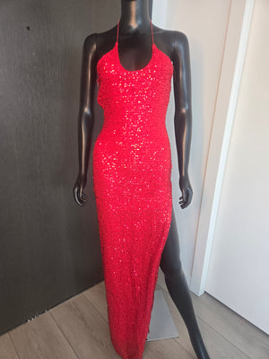 NEW!!! RED SEQUINED DRESS SMALL
