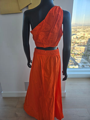 New!!! Orange Two Piece Medium