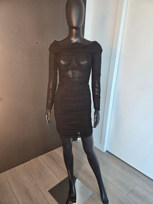New! Long Sleeve Dress Black Size Medium