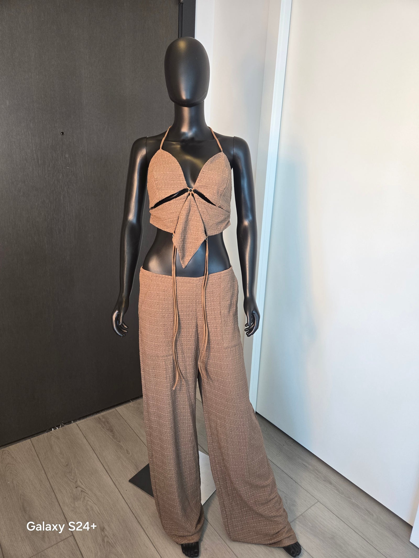 CUTE TWO PIECE TAN MEDIUM