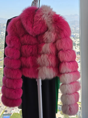 TWO TONE PINK JACKET MEDIUM