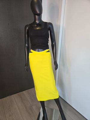 YELLOW SKIRT ONLY MEDIUM