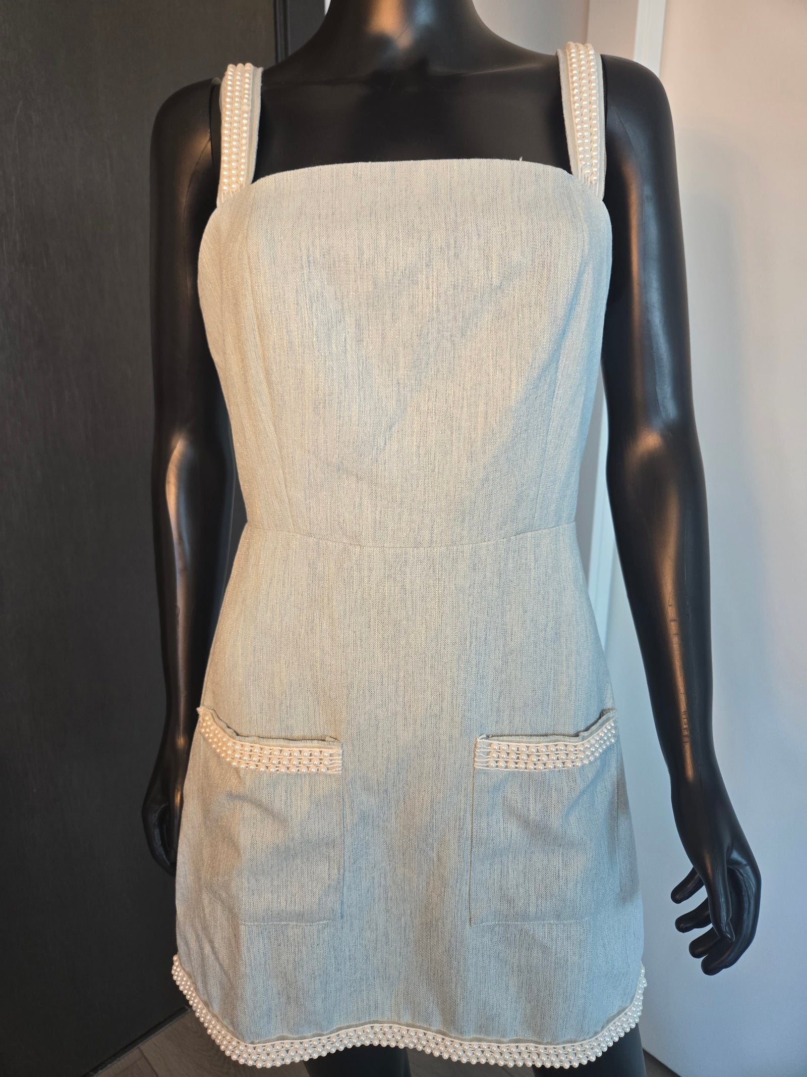 NEW!!! BLUE DENIM DRESS MEDIUM