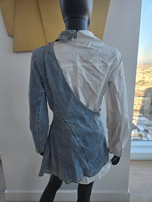 NEW! Denim/Cotton Dress Medium
