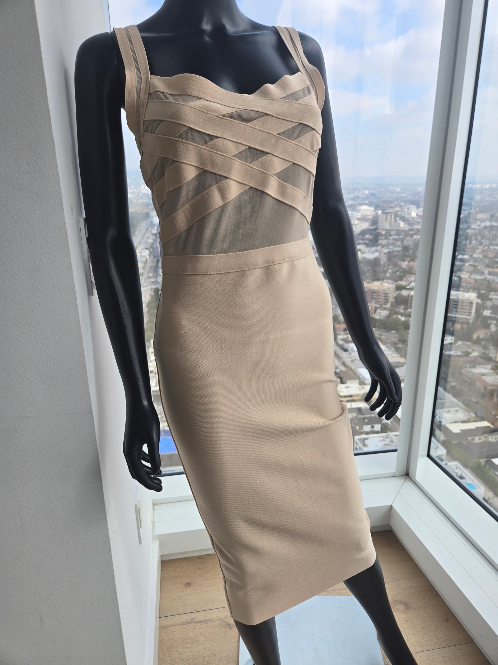 Beige Dress, Size Medium,  New