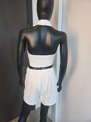 CUTE!!! CREAM SHORT SET MEDIUM